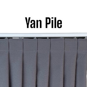Bambu Tül Perde - Yan Pile Dikim